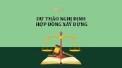 Dự thảo nghị định sửa đổi, bổ sung một số điều của nghị đinh số 37/2015/NĐ- CP