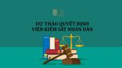 Dự thảo quyết định về yêu cầu bồi thường của nhà nước trong hoạt động tố tụng hình sự