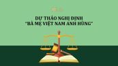 Dự thảo nghị định về biện pháp thi hành pháp lệnh quy định danh hiệu vinh dự nhà nước