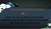 Luận văn ThS: Thiết kế tối ưu trọng lượng dầm composite có xét biến thiết kế phần trăm thể tích vật liệu nền và sợi