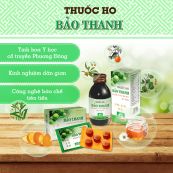 Thuốc ho Bảo Thanh cho trẻ em - Điều trị ho gió, ho do nhiễm lạnh, cảm lạnh cho trẻ