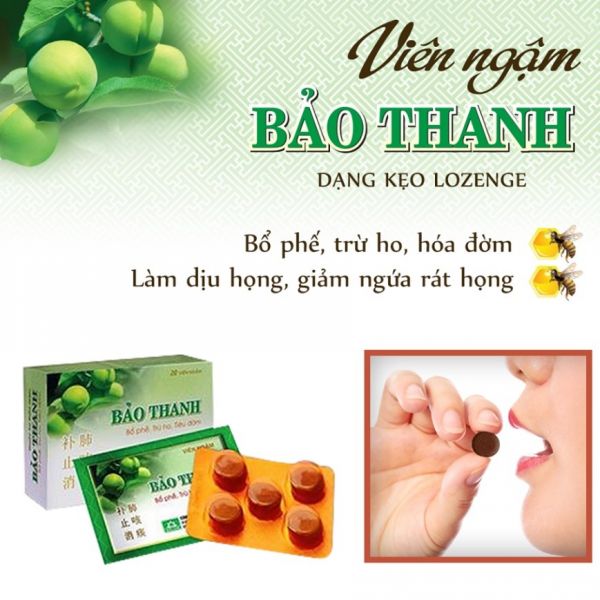 Kẹo ngậm hoc Lozenges - Điều trị ho gió, ho do nhiễm lạnh, cảm lạnh