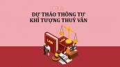 Dự thảo thông tư về công tác điều tra khảo sát khí tượng thuỷ văn