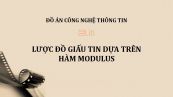 Đồ án: Lược đồ giấu tin dựa trên hàm Modulus