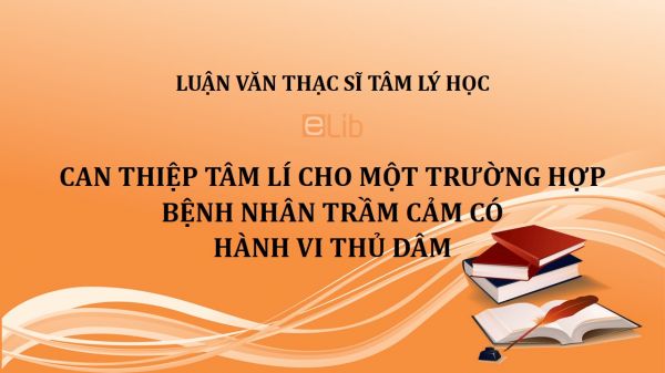 Luận văn ThS: Can thiệp tâm lí cho một trường hợp bệnh nhân trầm cảm có hành vi thủ dâm