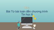 Tin học 8 Bài 5: Từ bài toán đến chương trình
