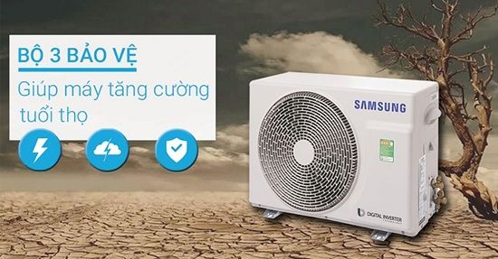 Điểm nổi bật của bộ ba bảo vệ tăng cường trên máy lạnh Samsung