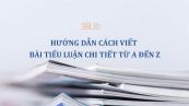 Cách viết bài tiểu luận chi tiết