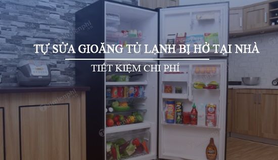 Cách sửa cực đơn gioăng tủ lạnh bị hở tiết kiệm thời gian