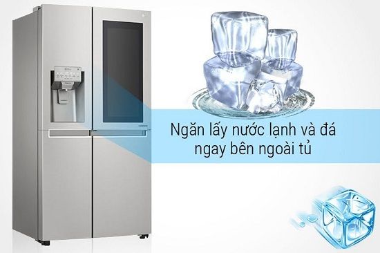 Khám phá ưu và nhược điểm của tủ lạnh lấy đá bên ngoài