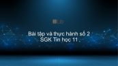 Giải bài tập SGK Tin học 11 Bài tập và thực hành số 2