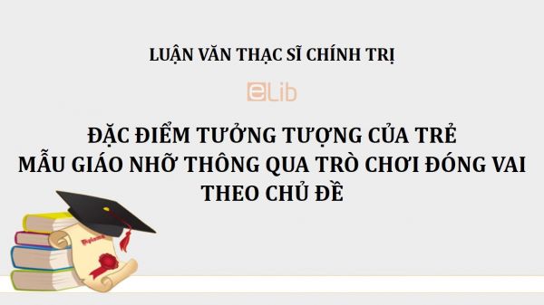 Khóa luận: Đặc điểm tưởng tượng của trẻ mẫu giáo nhỡ thông qua trò chơi đóng vai theo chủ đề