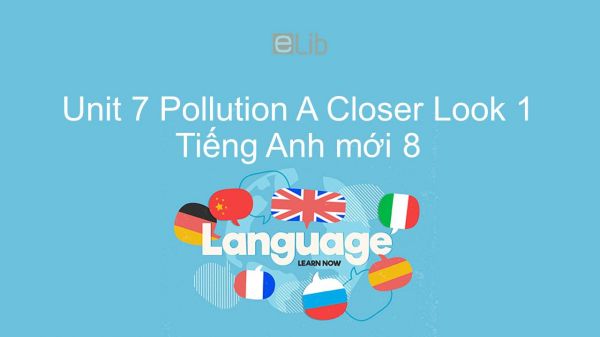 Unit 7 lớp 8: Pollution - A Closer Look 1