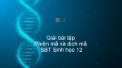 Giải SBT Sinh 12 Bài 2: Phiên mã và dịch mã