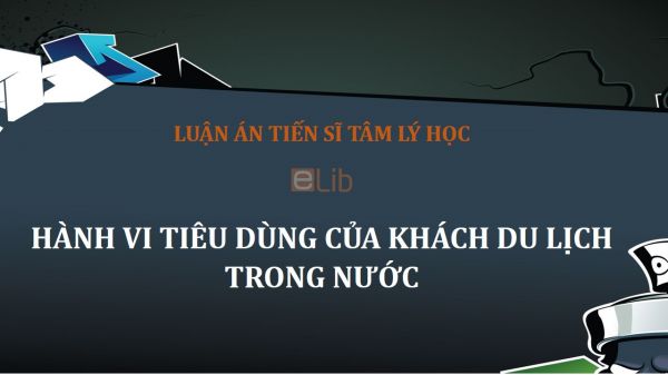 Luận án TS: Hành vi tiêu dùng của khách du lịch trong nước