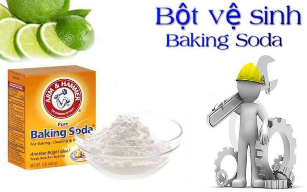 Làm sạch máy giặt hiệu quả bằng baking soda