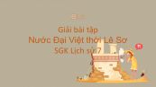 Giải bài tập SGK Lịch Sử 7 Bài 20: Nước Đại Việt thời Lê Sơ (1428 - 1527)