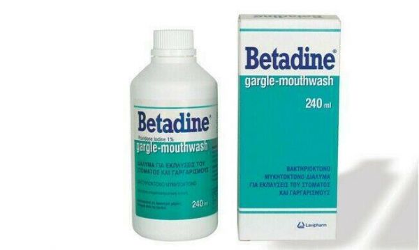 Thuốc Betadine Gargle and Mouthwash® - Điều trị nhiễm trùng niêm mạc miệng
