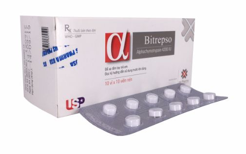 Thuốc Bitrepso - Giảm viêm và phù mô mềm