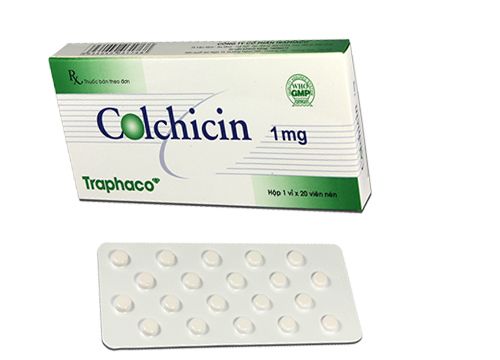 Thuốc Colchicine 1mg - Điều trị giảm đau, các cơn gout cấp tính