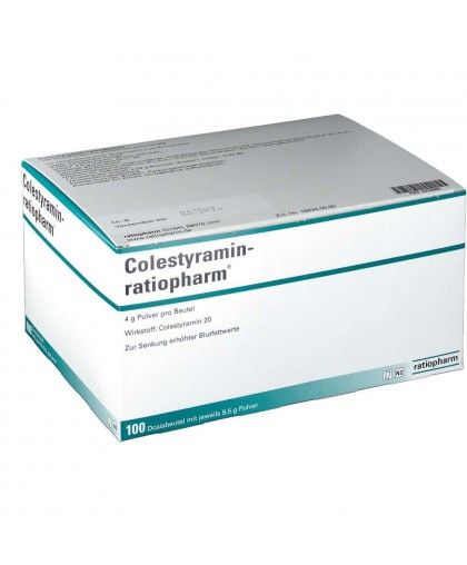 Thuốc Colestyramine - Điều trị tăng cholesterol huyết