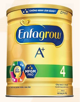 Enfagrow A+4® - Sữa hỗ trợ phát triển trí não cho trẻ 2 tuổi trở lên