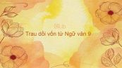 Trau dồi vốn từ Ngữ văn 9