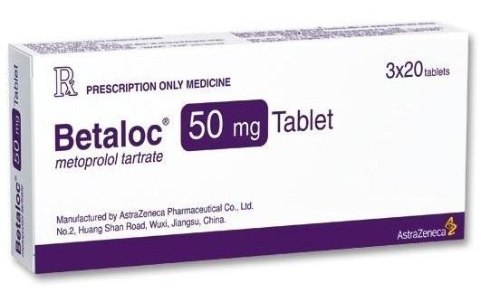 Thuốc Betaloc® - Điều trị đau thắt ngực, rối loạn nhịp tim