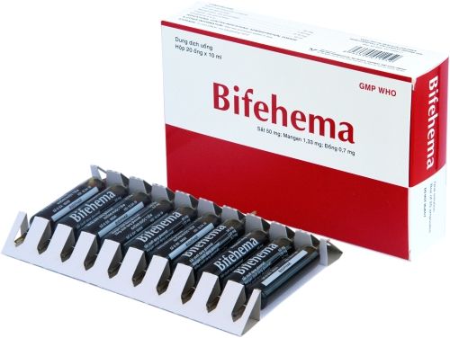 Thuốc Bifehema® - Điều trị các triệu chứng do thiếu máu thiếu sắt