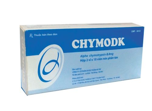 Thuốc Chymodk - Giảm viêm, phù mô mềm