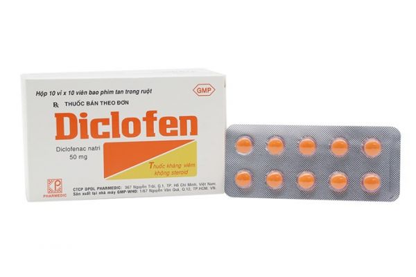 Thuốc Diclofen - Giảm đau, kháng viêm