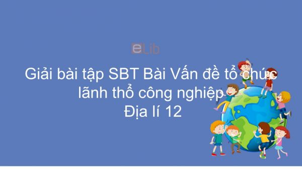 Giải bài tập SBT Địa lí 12 Bài 28: Vấn đề tổ chức lãnh thổ công nghiệp