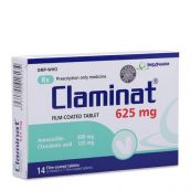 Thuốc Claminat® 625mg - Điều trị các triệu chứng nhiễm khuẩn tai mũi họng