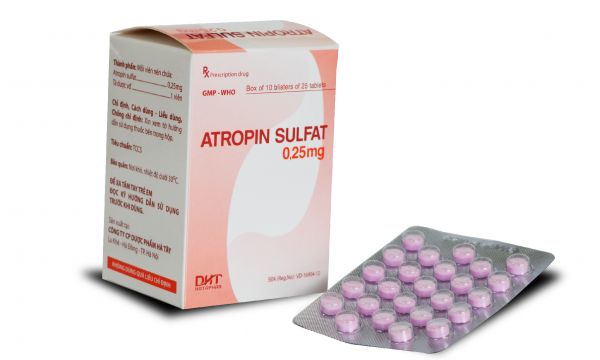 Thuốc Atropin - Tác dụng giảm co thắt cơ trơn và giảm tiết dịch