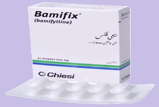 Thuốc Bamifylline - Tác dụng làm giãn phế quản