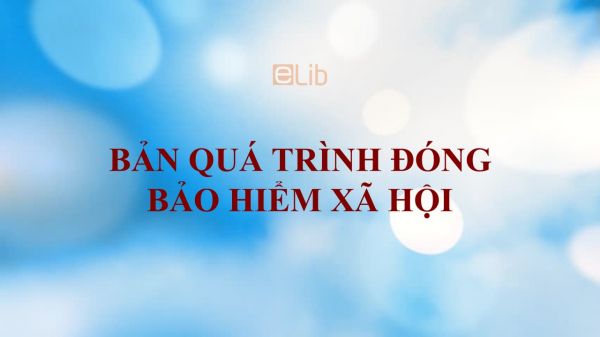 Mẫu 04-HSB: Bản quá trình đóng bảo hiểm xã hội