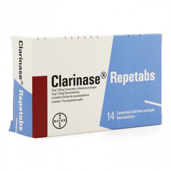 Thuốc Clarinase® Repetabs - Giảm các triệu chứng của viêm mũi dị ứng, cảm