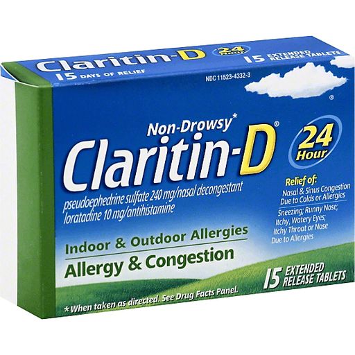 Thuốc Claritin-D® -  Hạ sốt