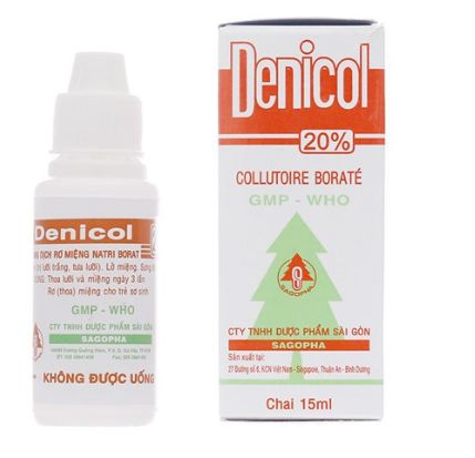 Dung dịch  Denicol -  Trị đẹn cho trẻ nhỏ