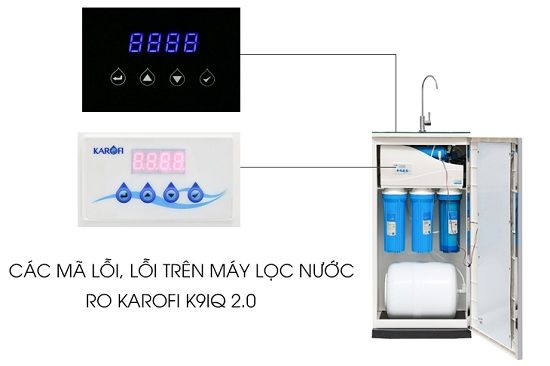 Tổng hợp 5 mã lỗi hay gặp trên máy lọc nước RO