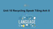 Unit 10 lớp 8: Recycling-Speak