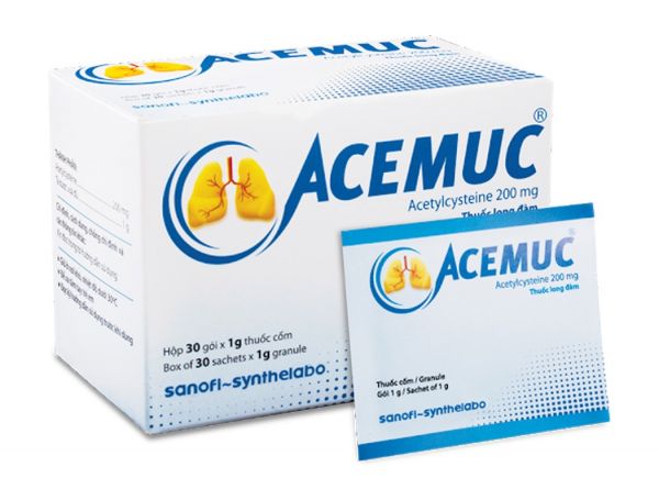 Thuốc Acemuc - Điều trị ho cho bé