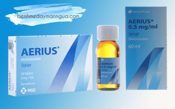 Thuốc Aerius - Điều trị viêm mũi dị ứng