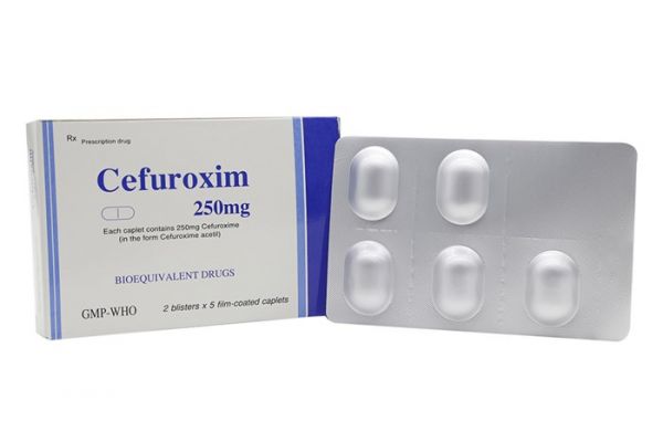 Thuốc Cefuroxim 250mg - Điều trị nhiễm khuẩn đường hô hấp dưới, viêm tai giữa