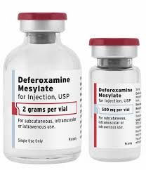 Thuốc Deferoxamine - Điều trị ngộ độc