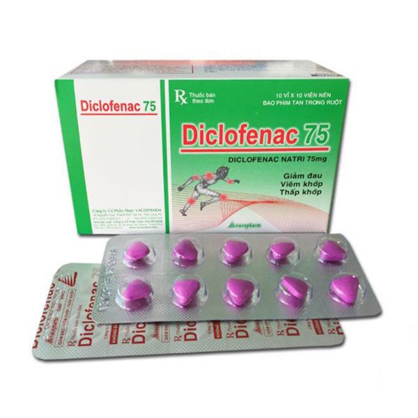 Thuốc Diclofenac - Giúp giảm đau, sưng