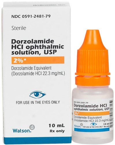 Thuốc Dorzolamide - Điều trị do tăng áp lực bên trong mắt do tăng nhãn áp