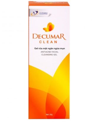 Gel rửa mặt Decumar Clean - Ngăn ngừa và hỗ trợ điều trị mụn