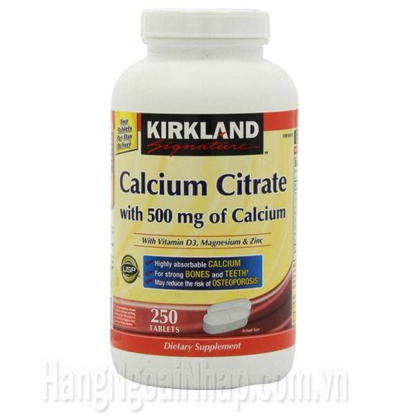 Canxi citrat + Vitamin D3 - Điều trị nồng độ canxi huyết thấp