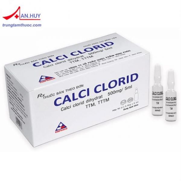 Thuốc Canxi Clorid - Điều trị nồng độ canxi huyết thấp